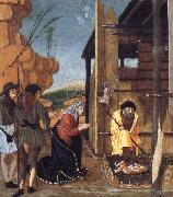 BUTINONE, Bernardino Jacopi The Adoration of the Shepherds painting